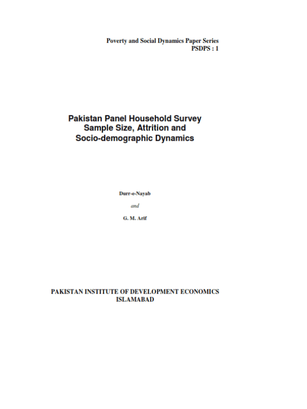 27-001-pakistan-panel-household-survey-sample-size-attrition-and-socio-demographic-dynamics