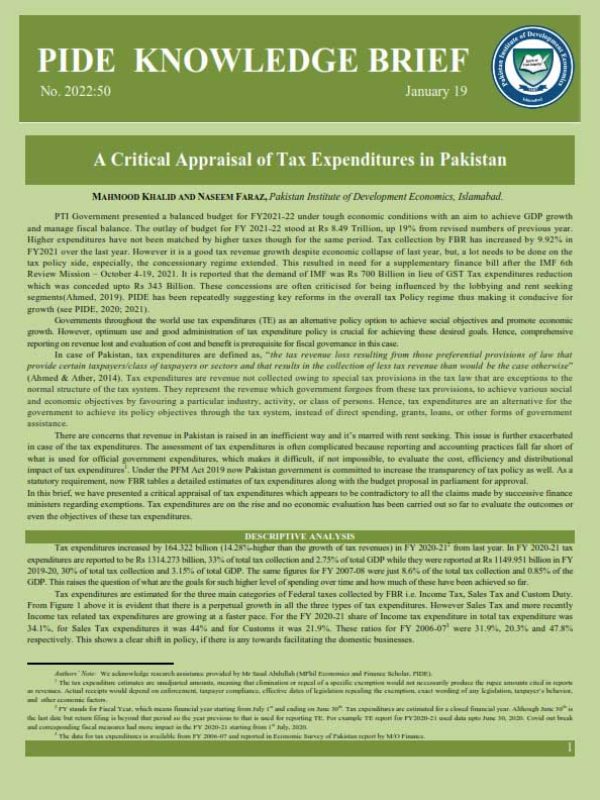 kb-050-a-critical-appraisal-of-tax-expenditures-in-pakistan-featured